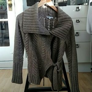 Vince wool blend wrap cardigan